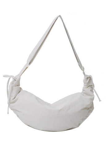 Τσάντα Dumpling από νάιλον σε κορεατικό στυλ, με φερμουάρ, στυλ δρόμου