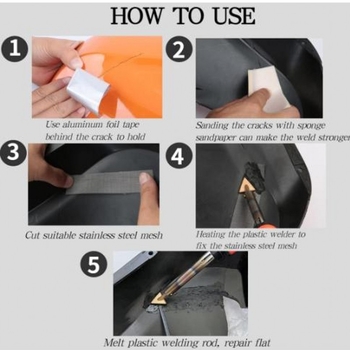 Меден триъгълен връх за паялник – за ремонт на пластмаса, Handsome