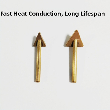 Меден триъгълен връх за паялник – за ремонт на пластмаса, Handsome