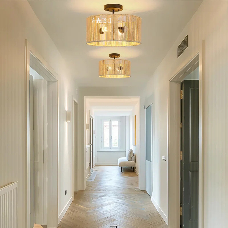 Ρετρό LED οροφής λαμπτήρας με σιδερένιο πλαίσιο και σκιά από αμπέλι για σαλόνι/εστιατόριο, 220V, κάλυψη 5–10 m²