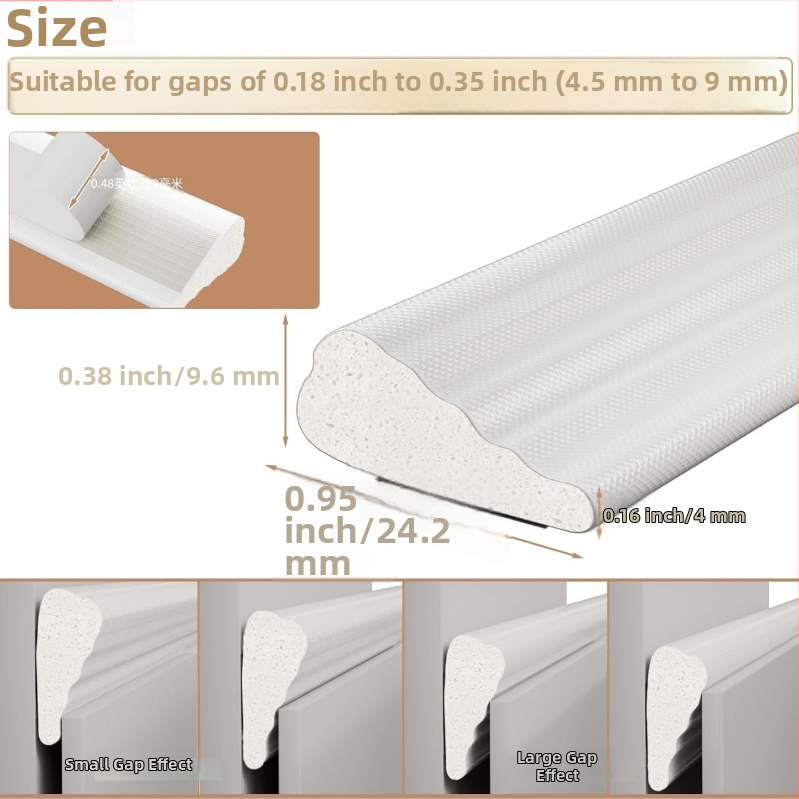 Jin qilai самозалепваща лента за уплътване на плъзгащи прозорци и долната част на вратите, звукоизолационен уплътнител, произход: Qinghe County, China
