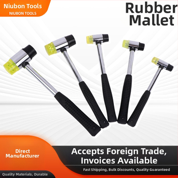 Topo Dye Hammer — guminės galvos plaktukas, plieninis kotas, pritaikytas apdorojimas, naudojimas: augalų plaktavimas ir dažymas