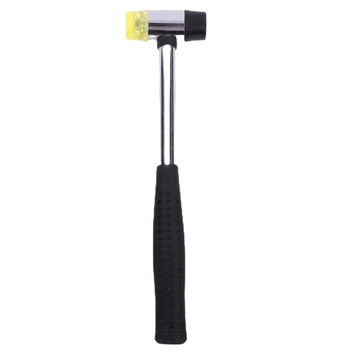 Topo Dye Hammer — guminės galvos plaktukas, plieninis kotas, pritaikytas apdorojimas, naudojimas: augalų plaktavimas ir dažymas