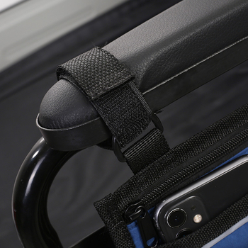 Чанта за инвалидна количка за страничен подлакътник, висящ органайзер, модел KSYS109; материал: 80% полиестер + 20% памук; дебелина 0,2 cm