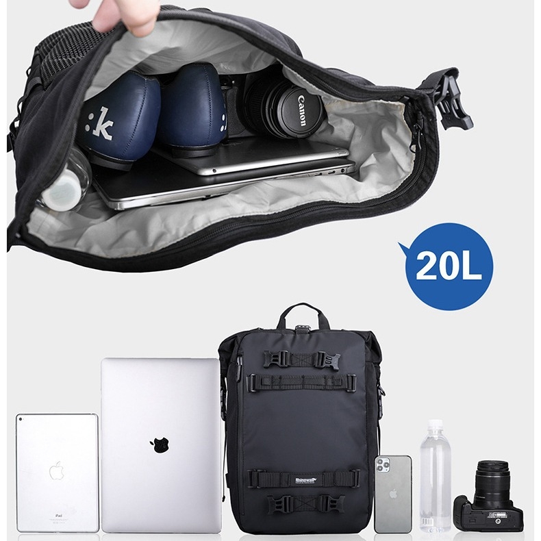 Rhinowalk torba za bicikl - kapacitet 10L/20L/30L - model 21610 - poliester - s podstavom