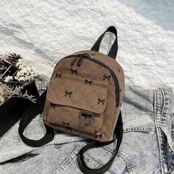 Σακίδιο Corduroy για καθημερινή χρήση — unisex σχεδίαση, χωρητικότητα κάτω από 20 L, μείωση φόρτου, επένδυση Corduroy.