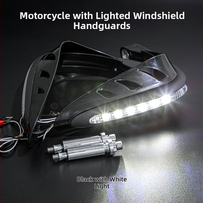 ABS προστατευτικό χεριού για μοτοσικλέτα – καθολικό 12V, προσαρμόσιμο