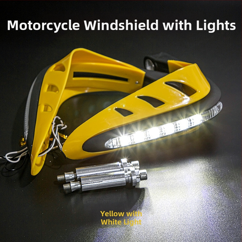 ABS προστατευτικό χεριού για μοτοσικλέτα – καθολικό 12V, προσαρμόσιμο