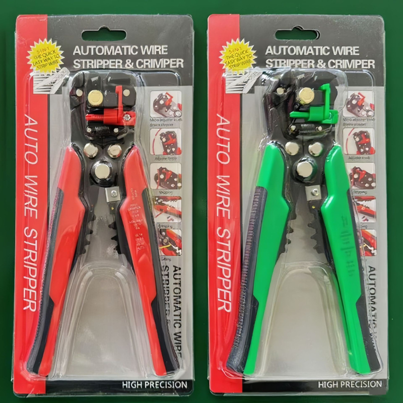 8-inčne automatijske kliješta za skidanje izolacije žica, s krimpanjem i rezanjem, čvrste i izdržljive, težina 0,38 kg