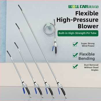 Wallvan пневматично оръдие за духане на прах, модел Stowable, алуминиева сплав, универсално за почистване и отстраняване на прах