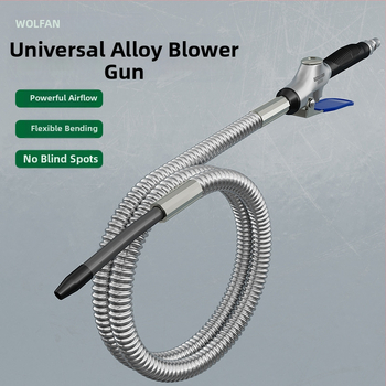 Wallvan пневматично оръдие за духане на прах, модел Stowable, алуминиева сплав, универсално за почистване и отстраняване на прах