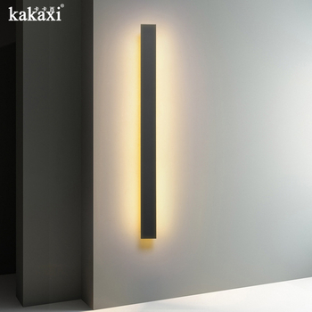 LED τοίχου λαμπτήρας, μινιμαλιστικός σχεδιασμός, ακρυλικό καπάκι, αλουμινένιο σώμα, τάση 85–265V, CE πιστοποιητικό