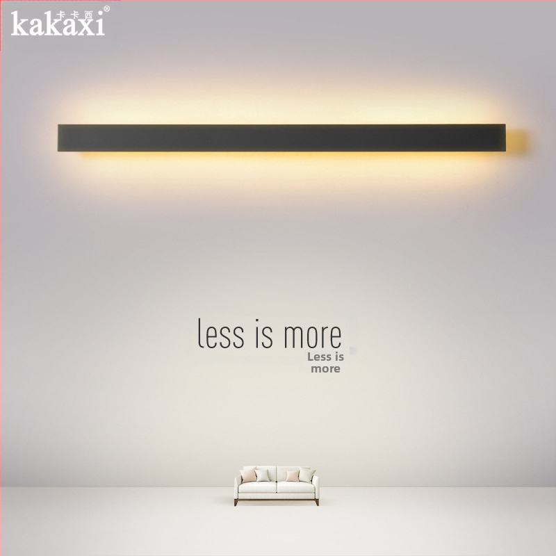 LED τοίχου λαμπτήρας, μινιμαλιστικός σχεδιασμός, ακρυλικό καπάκι, αλουμινένιο σώμα, τάση 85–265V, CE πιστοποιητικό