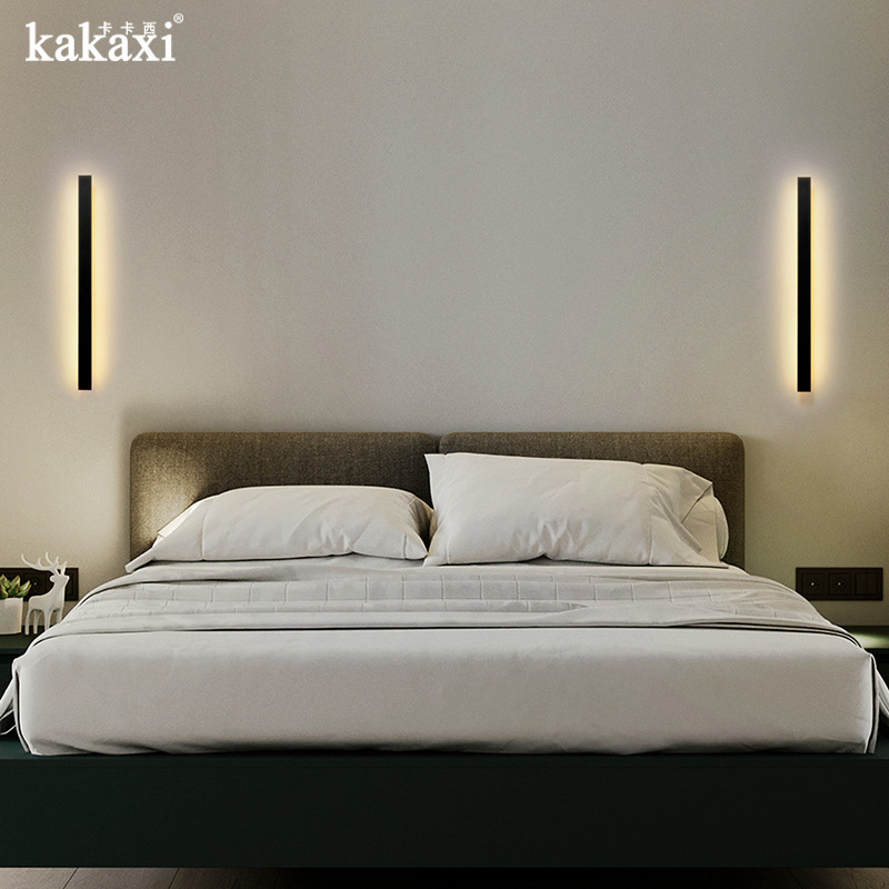 Sienas LED luktura gaismeklis, mūsdienīgs minimālisma dizains, akrila abažūrs, alumīnija korpuss, spriegums 85–265V, CE sertifikāts