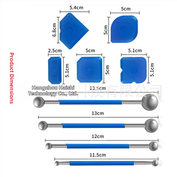 MCKAY BC-A084 9-частен комплект инструменти за довършване на уплътнителя за стъкло