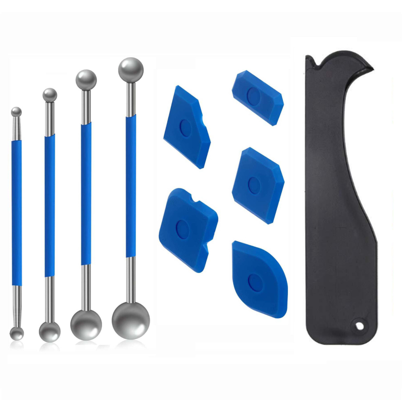 MCKAY BC-A084 9-частен комплект инструменти за довършване на уплътнителя за стъкло