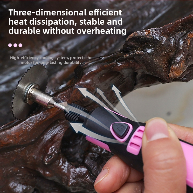 Електрическа мини полировачна машина – литиево презареждаща се, 3.6V, фиксирана скорост, за DIY полиране и рязане