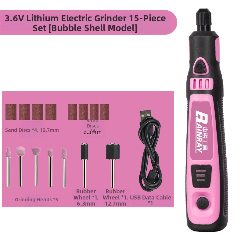 Електрическа мини полировачна машина – литиево презареждаща се, 3.6V, фиксирана скорост, за DIY полиране и рязане