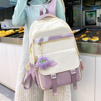 Unisex καμβάς σακίδιο πλάτης, 36–55 L, επεκτειόμενο, συμβατό με 15 ιντσών φορητό, αστικός μινιμαλιστικός ταξιδιωτικός σάκος