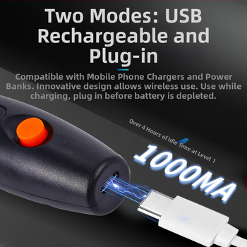 Прецизен мини електрически шлайф за камък и дърво с гравиране и полиране (презареждаем литиев батерия, диапазон 3.7V–5V, три скорости, кабел 1 м)