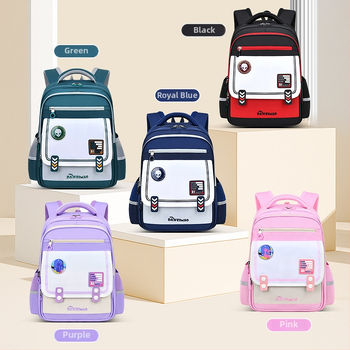 Σχολική τσάντα Big Tail Cat: Oxford ύφασμα, αναπνεύσιμη, αδιάβροχη, πολύ ελαφριά, προστασία μέσης και σπονδυλικής στήλης, ιμάντας με αερόσακο