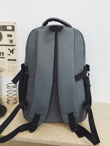 Σακίδιο Unisex έως 20 L με Oxford ύφασμα, αδιάβροχο, συμβατό με φορητό 14 ιντσών, street style για υπαίθριες δραστηριότητες