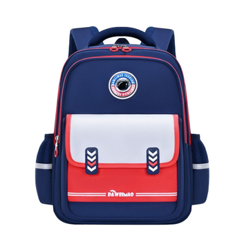 Big Tail Cat Σχολική τσάντα για αγόρια και κορίτσια, 1η–6η τάξη, ελαφριά, αδιάβροχη, από πολυεστέρα, διαπνέουσα, με καμπύλες ιμάντες ώμου