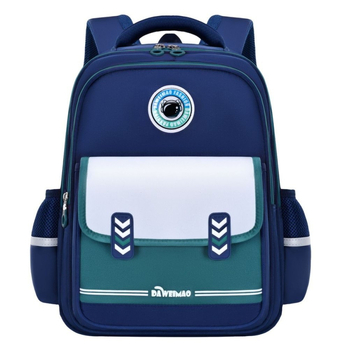 Big Tail Cat Σχολική τσάντα για αγόρια και κορίτσια, 1η–6η τάξη, ελαφριά, αδιάβροχη, από πολυεστέρα, διαπνέουσα, με καμπύλες ιμάντες ώμου