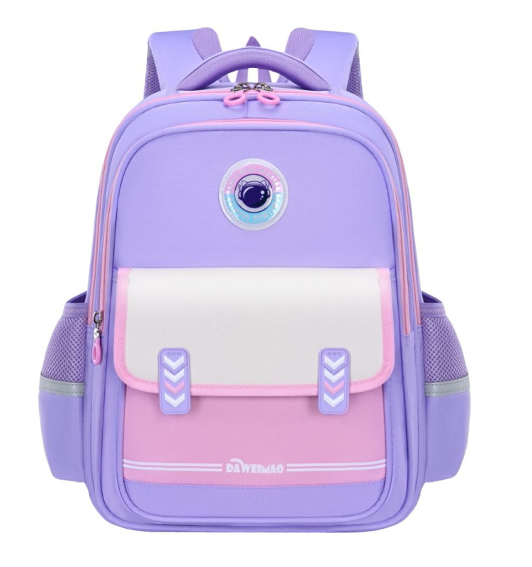 Big Tail Cat Σχολική τσάντα για αγόρια και κορίτσια, 1η–6η τάξη, ελαφριά, αδιάβροχη, από πολυεστέρα, διαπνέουσα, με καμπύλες ιμάντες ώμου