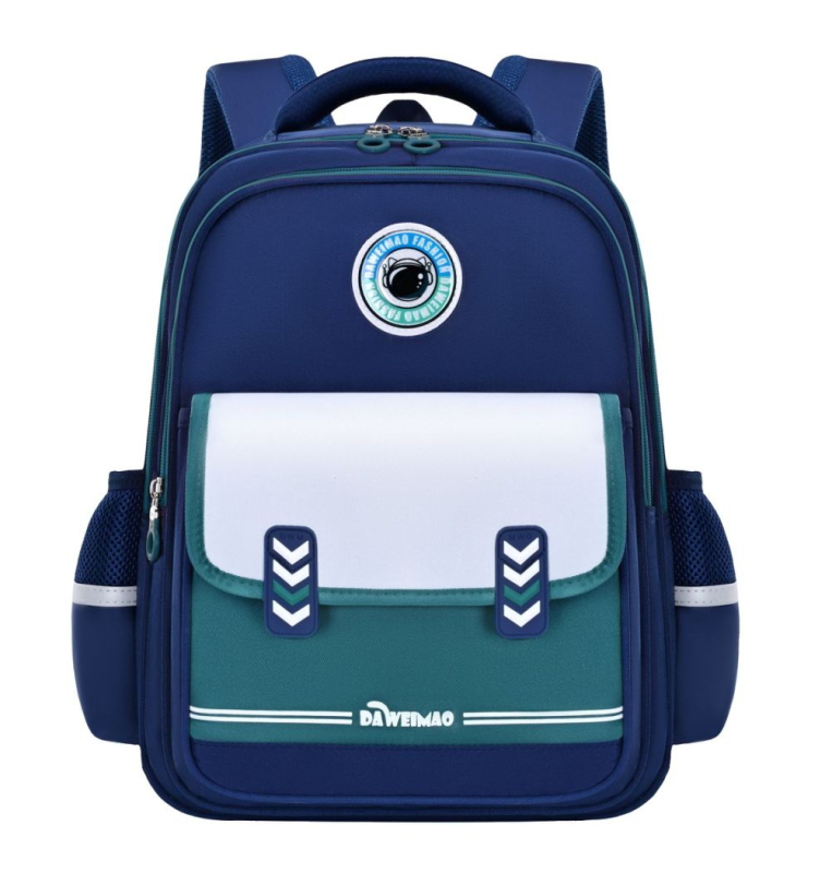 Big Tail Cat Σχολική τσάντα για αγόρια και κορίτσια, 1η–6η τάξη, ελαφριά, αδιάβροχη, από πολυεστέρα, διαπνέουσα, με καμπύλες ιμάντες ώμου