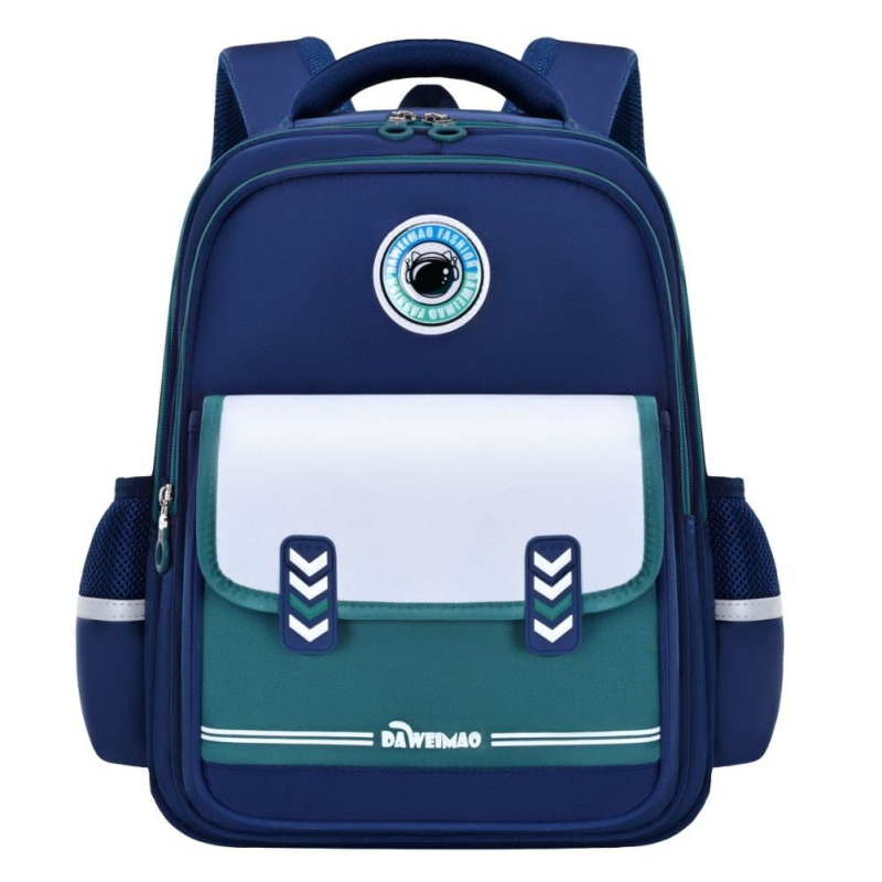 Big Tail Cat Σχολική τσάντα για αγόρια και κορίτσια, 1η–6η τάξη, ελαφριά, αδιάβροχη, από πολυεστέρα, διαπνέουσα, με καμπύλες ιμάντες ώμου