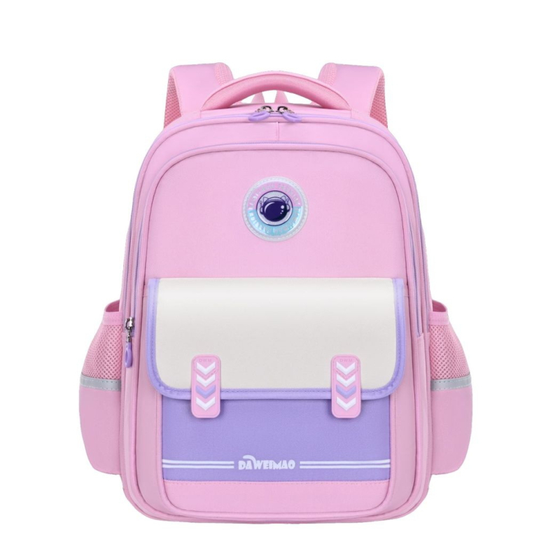 Big Tail Cat Σχολική τσάντα για αγόρια και κορίτσια, 1η–6η τάξη, ελαφριά, αδιάβροχη, από πολυεστέρα, διαπνέουσα, με καμπύλες ιμάντες ώμου