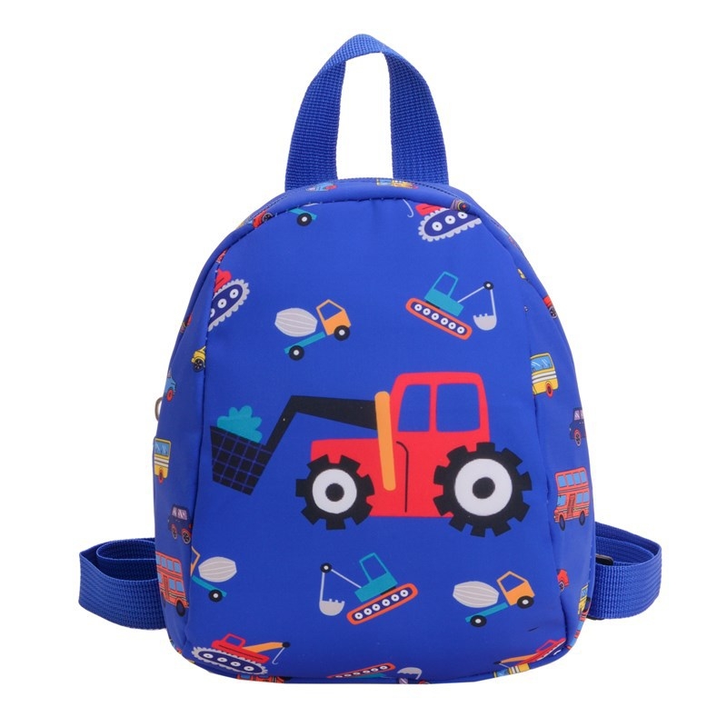 Vaikų darželio kuprinė, nailonas, atspari dilimui, išlenkti pečių dirželiai, anime karikatūrų raštas