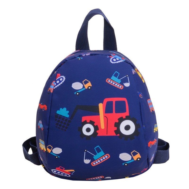 Vaikų darželio kuprinė, nailonas, atspari dilimui, išlenkti pečių dirželiai, anime karikatūrų raštas