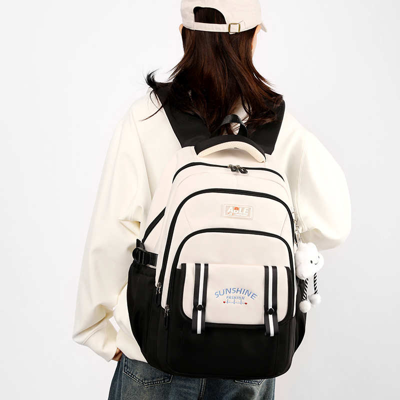 Κοριτσίστικη σχολική τσάντα πλάτης - Oxford ύφασμα, αναπνέει, αδιάβροχη, ultra-light, ανθεκτική, προστασία σπονδυλικής στήλης, μεγάλη χωρητικότητα, για μαθήτριες 3–12 τάξεις