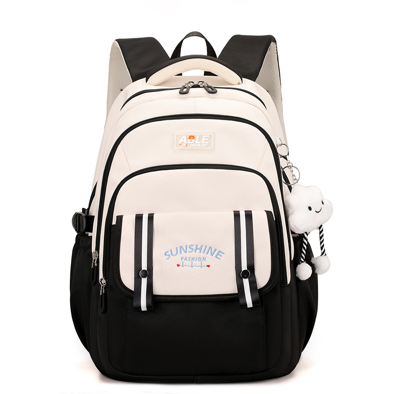 Κοριτσίστικη σχολική τσάντα πλάτης - Oxford ύφασμα, αναπνέει, αδιάβροχη, ultra-light, ανθεκτική, προστασία σπονδυλικής στήλης, μεγάλη χωρητικότητα, για μαθήτριες 3–12 τάξεις