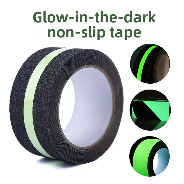 Protišmyková páska na schody s PET základom, fosforeskující, tlačiteľná, vhodná pre schody, kúpeľňu a hotel