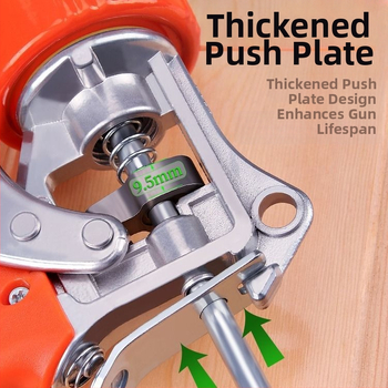 Пистолет за силиконово лепило за стъкло — спестяващ труд домашен модел (серия: Glass glue gun; макс налягане: 0-999; тегло: 0-550)