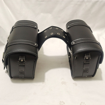 Πλευρική τσάντα μοτοσικλέτας για σέλα - Δέρμα, DUKE.ARMOR, Πακέτο Ιππότης, 21152193301, Δυνατότητα προσαρμογής