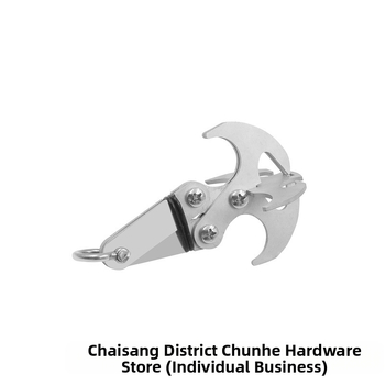 Неръждаем стоманен външен катерачен кука със сгъваем механизъм за освобождаване и гравитационна функция