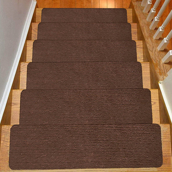 Χαλί σκαλοπατιών αντιολισθητικό μονόχρωμο, πολυεστερικό ύφασμα; πλένεται με το χέρι ή στο πλυντήριο, στεγνό καθάρισμα; κατάλληλο για σαλόνι, είσοδο και εστιατόριο