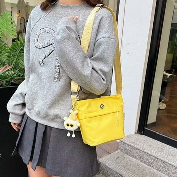 Γυναικεία bucket τσάντα, αστικός μινιμαλισμός, ύφασμα Oxford, φερμουάρ για το άνοιγμα, πολυεστερική επένδυση, εσωτερικές τσέπες (τσέπη με φερμουάρ, θήκη κινητού, θήκη για ID), μονή ιμάντας