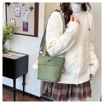 Γυναικεία bucket τσάντα, αστικός μινιμαλισμός, ύφασμα Oxford, φερμουάρ για το άνοιγμα, πολυεστερική επένδυση, εσωτερικές τσέπες (τσέπη με φερμουάρ, θήκη κινητού, θήκη για ID), μονή ιμάντας