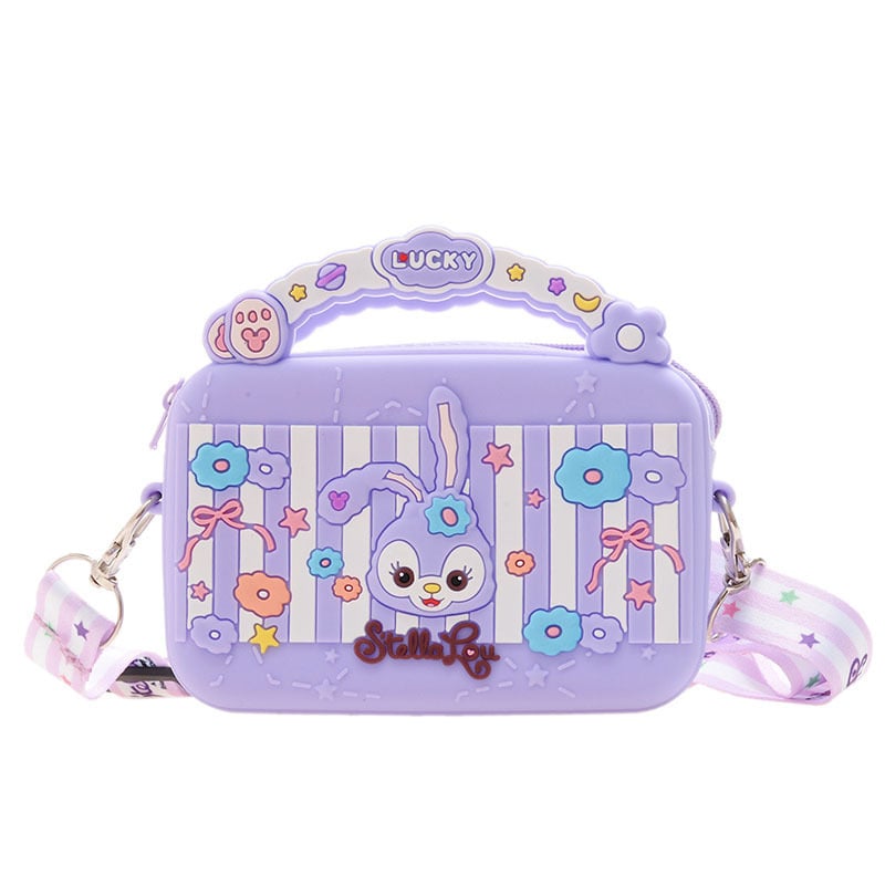 Д detска силиконова чанта през рамо, с дизайни Star Dallo/Pikachu/Merlot, силиконов материал, водоустойчива, износоустойчива, против кражба, лека