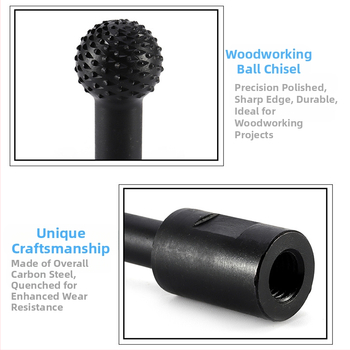 Sferiska slīpēšanas galva leņķa slīpētājam koka darbs – oglekļa tērauds, Hongtai Tools, pielāgošana pieejama