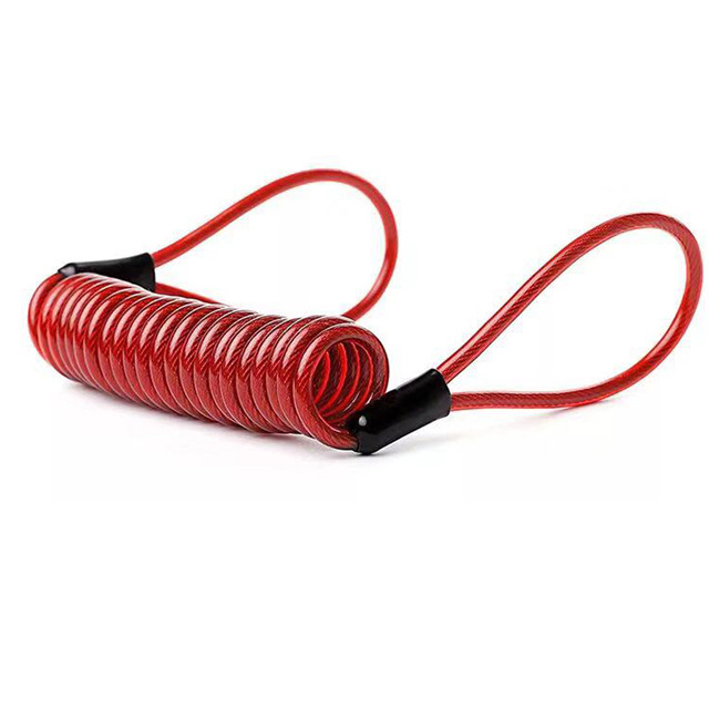 Универсален дисков заключващ механизъм със стоманен кабел за повечето електрически скутери и велосипеди – стоманена конструкция, тегло 0,2 кг