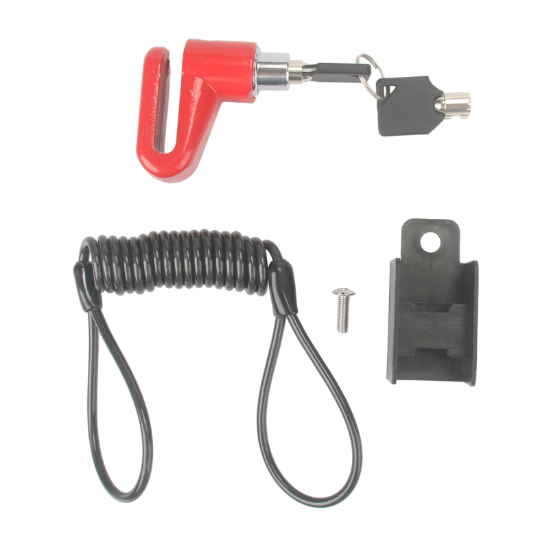 Универсален дисков заключващ механизъм със стоманен кабел за повечето електрически скутери и велосипеди – стоманена конструкция, тегло 0,2 кг