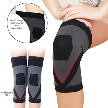 Kelių apsaugos dviratininkams, nailono medžiaga, kvėpuojanti, šilta, neslystanti, vėjo atsparios