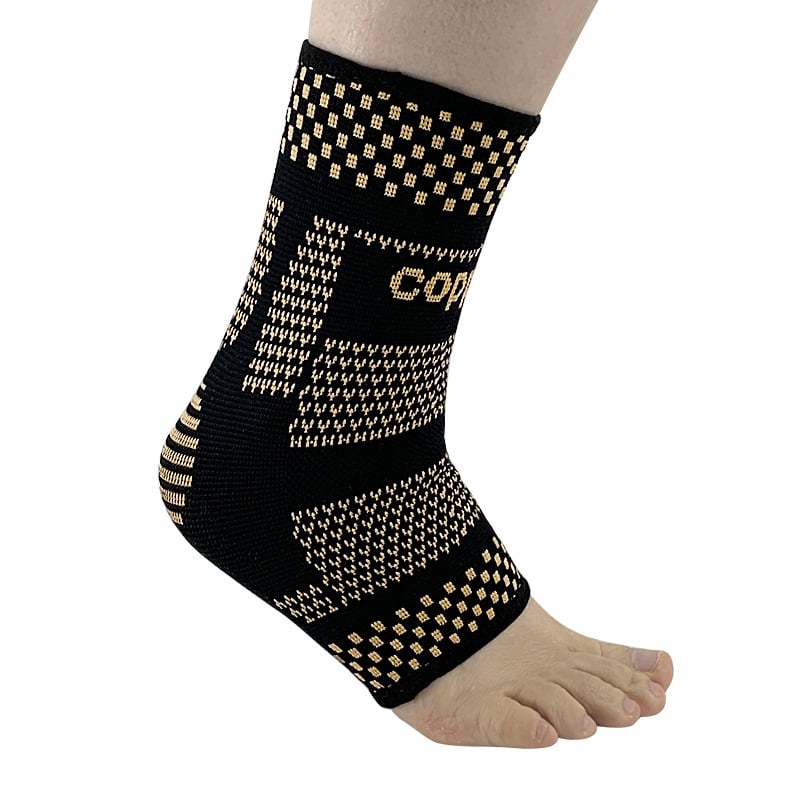 Kulkšnies įtvaras iš nailono suaugusiems, tinkamas bėgimui ir dviračiu važiavimui