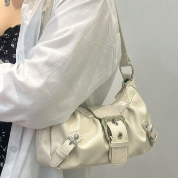 Butterfly PU τσάντα στον ώμο με μαγνητικό κλείσιμο, οριζόντιου τετράγωνου σχήματος, επένδυση πολυεστέρα